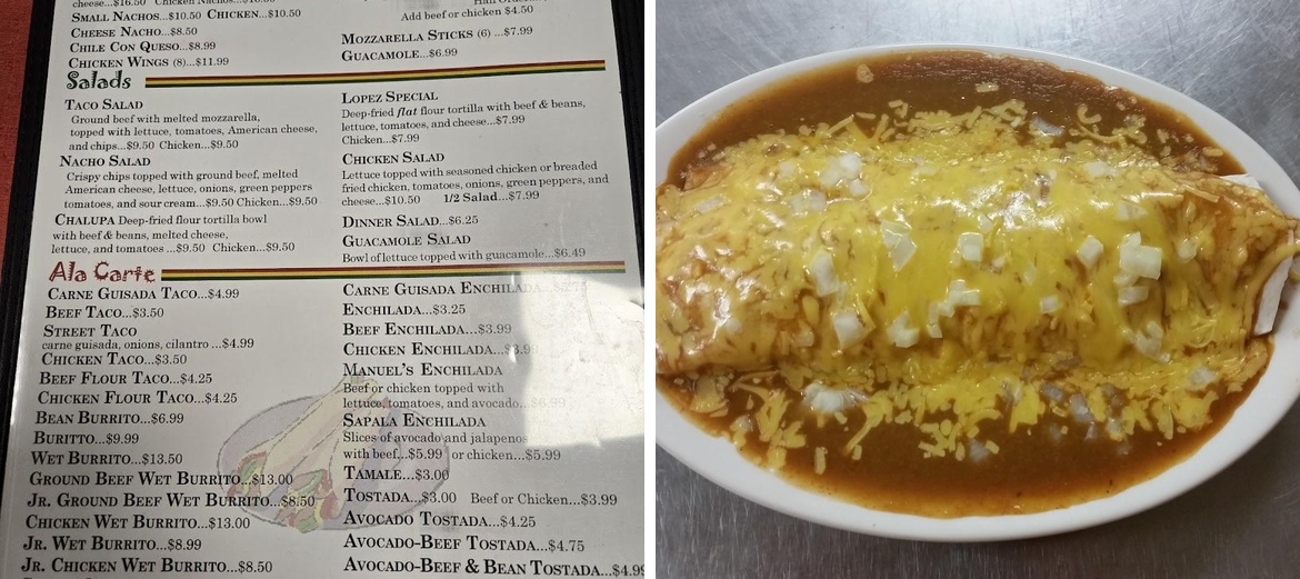 Lopez Taco House Menu
