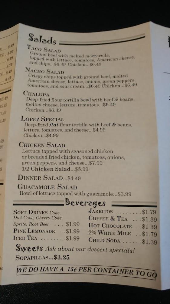 Lopez Taco House Menu image 4